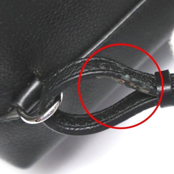 LOUIS VUITTON Black Leather Backpack - Picture 12 of 16